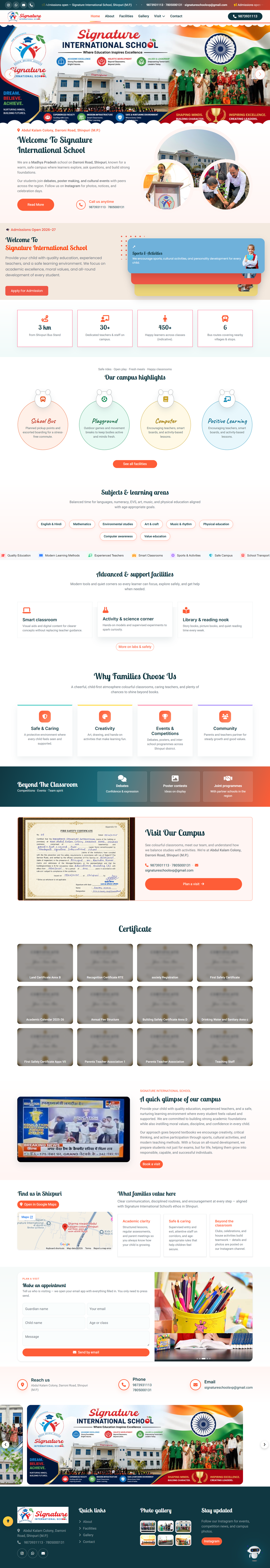 signature school project image