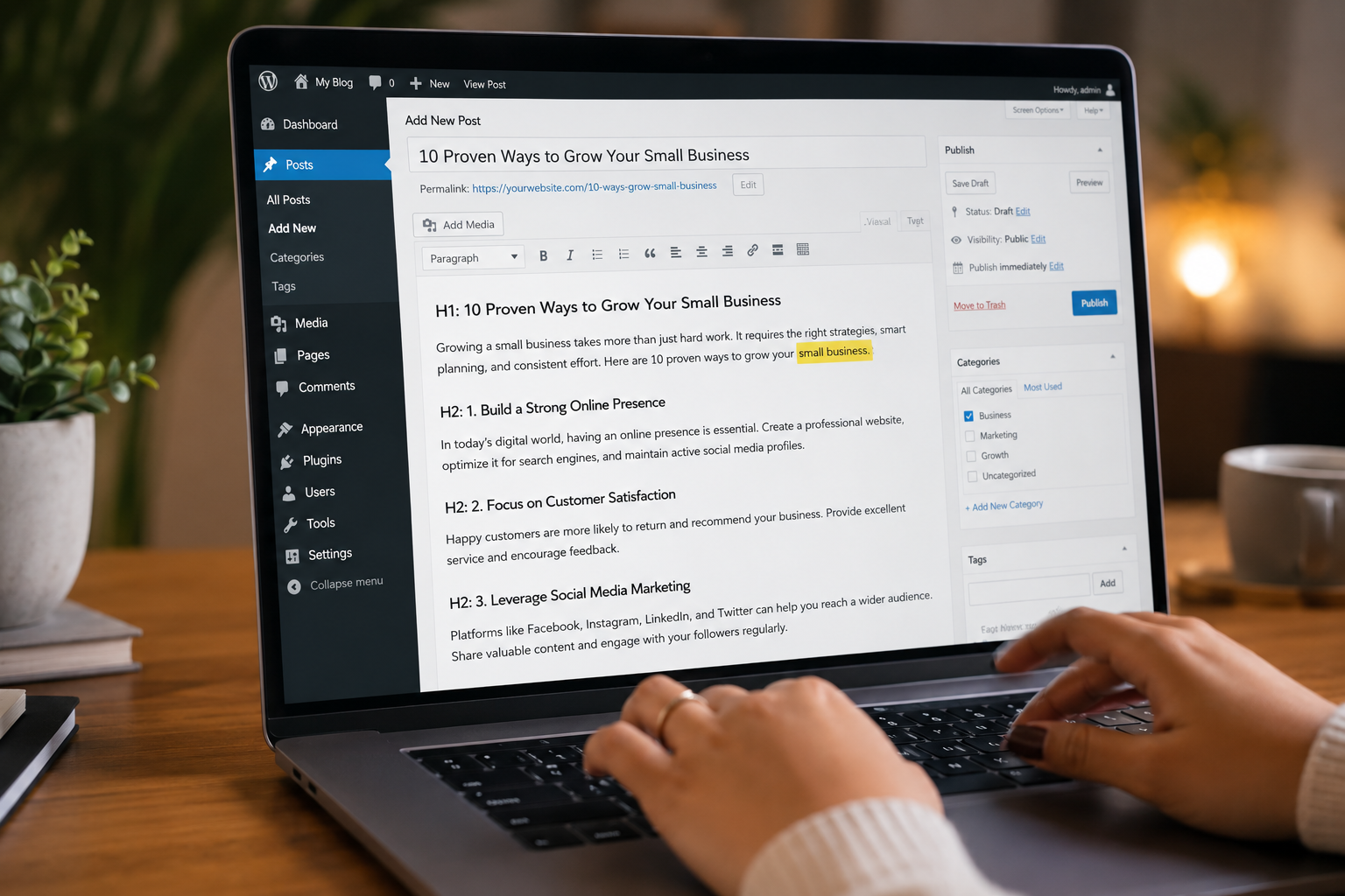 How to Write SEO-Friendly Blog Posts That Rank on Google India — A Step-by-Step Guide sidebar
