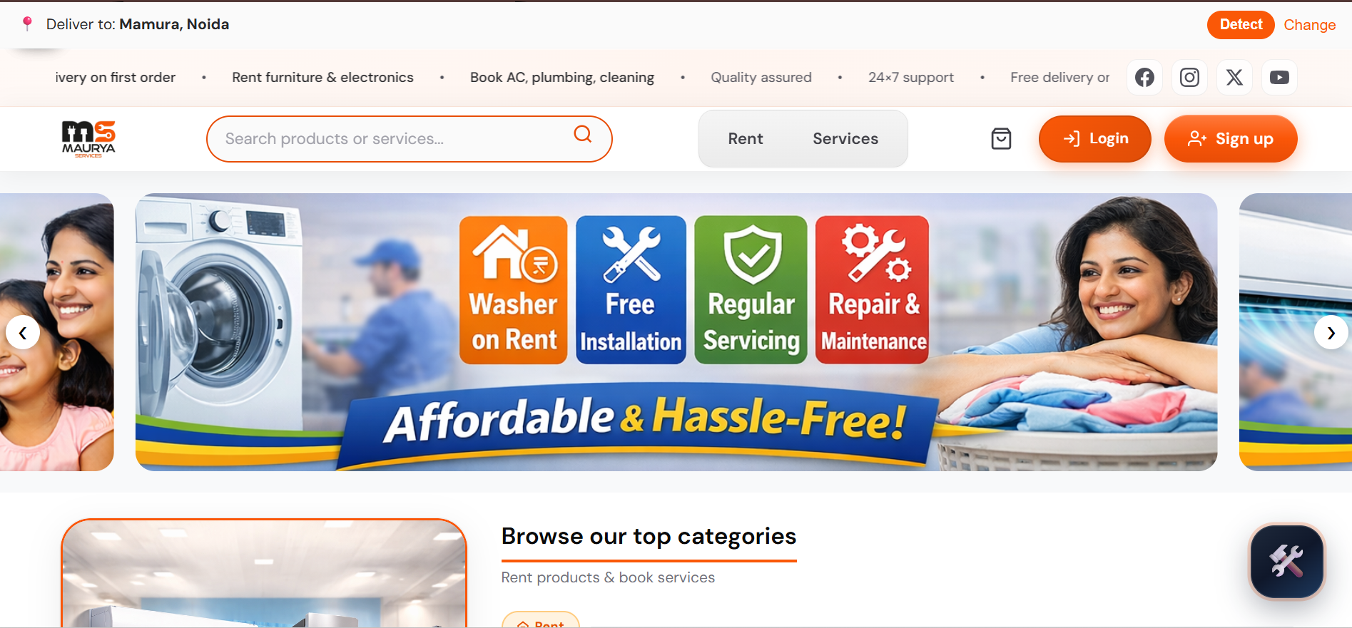 Maurya Service preview