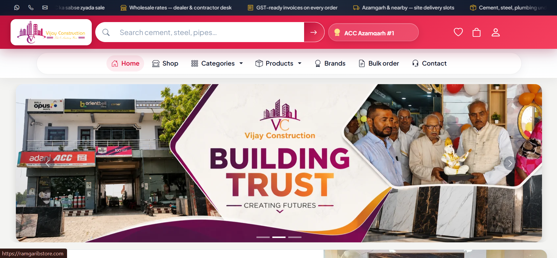 Vijay Construction screenshot
