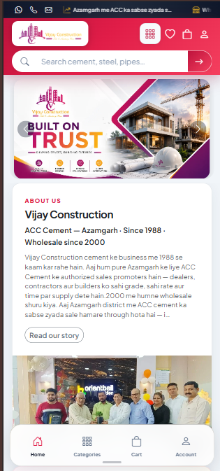 Vijay Construction screenshot